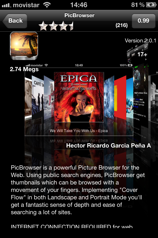 PicBrowser AppStore Search Details